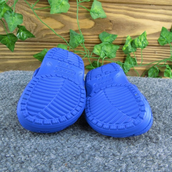 Crocs Unisex Fisherman Shoes Blue Synthetic Slip On Size T 2-3 Medium - Picture 8 of 9